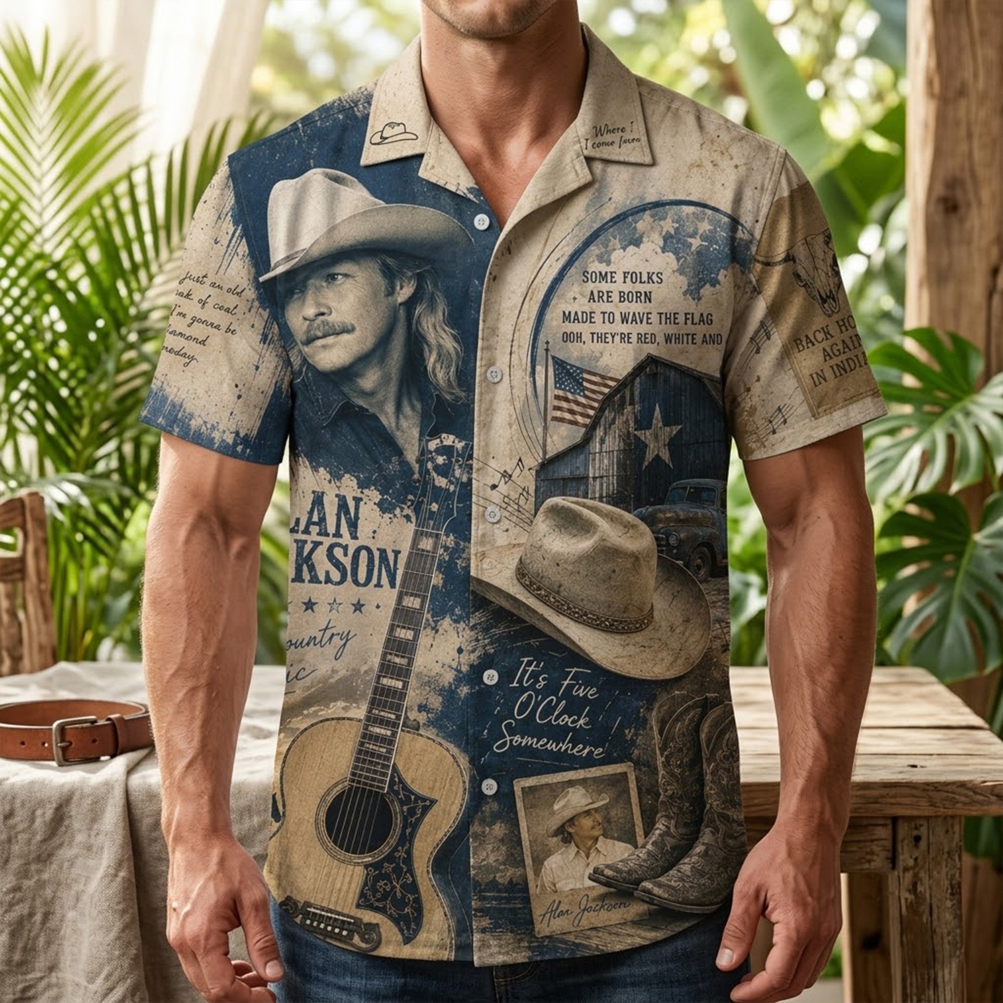 PREMIUM ALJ HAWAIIAN SHIRT HQH