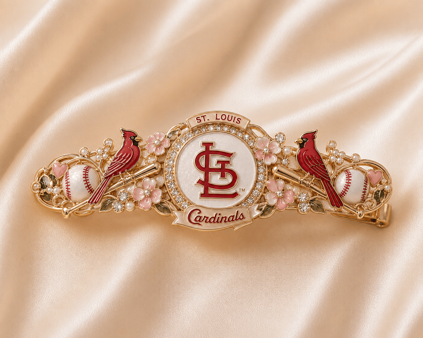 SLVC Elegant Gold Hair Clip For Women TMH