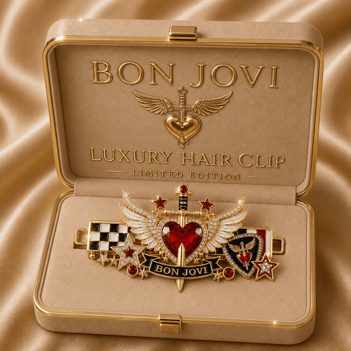 BJV Elegant Gold Hair Clip For Women TMH