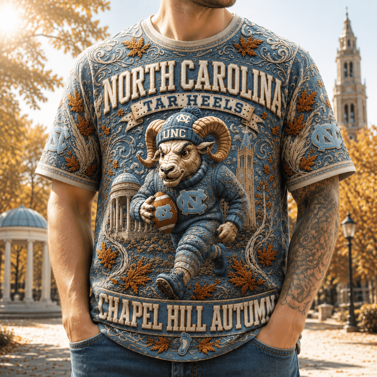 PREMIUM UNC 3D EMBOSS SHIRT NTB