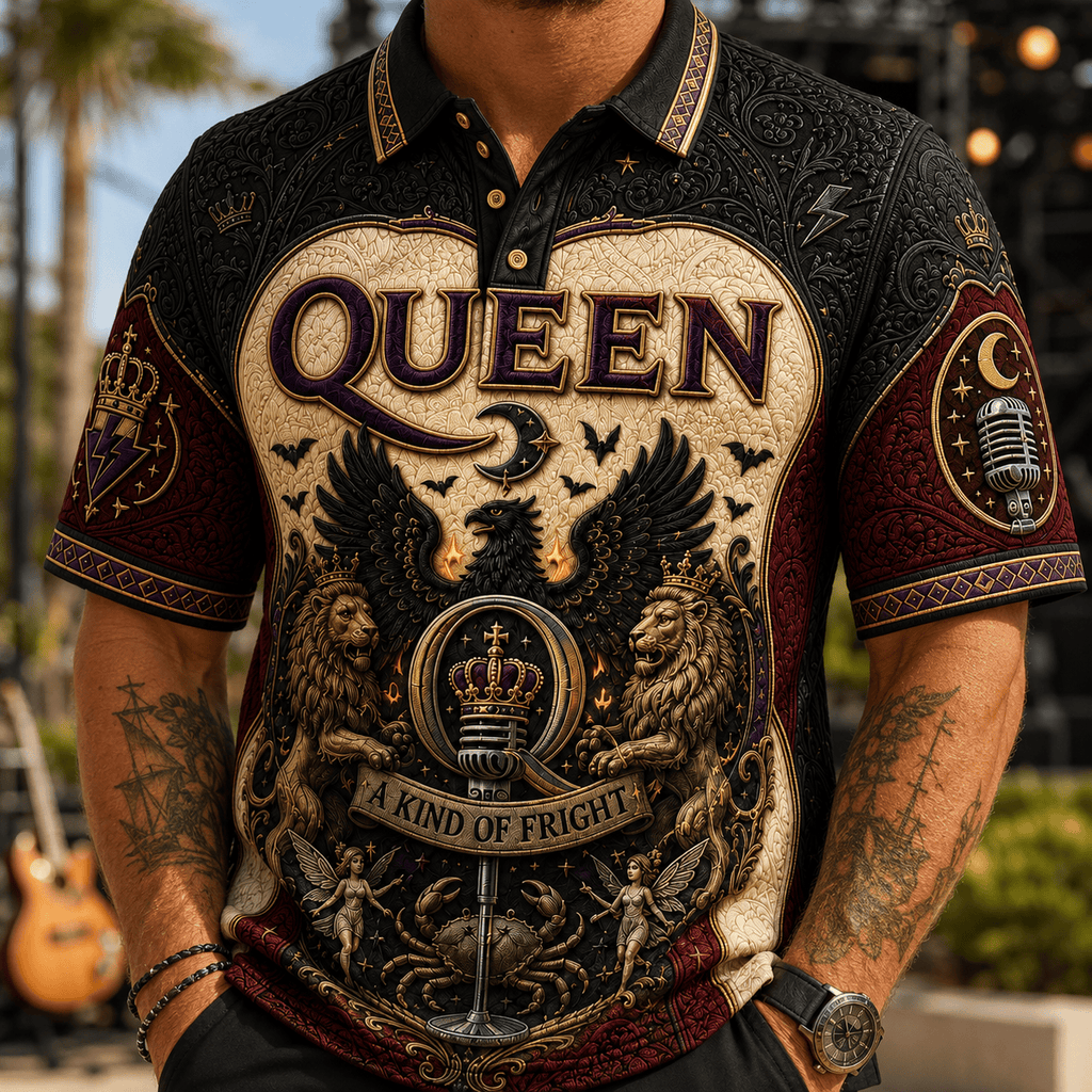 PREMIUM QNN EMBOSS POLO SHIRT HQH