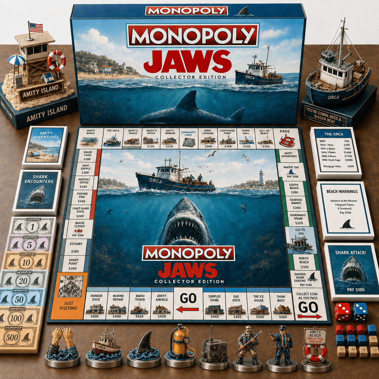Premium JAWS Board Game TTTT