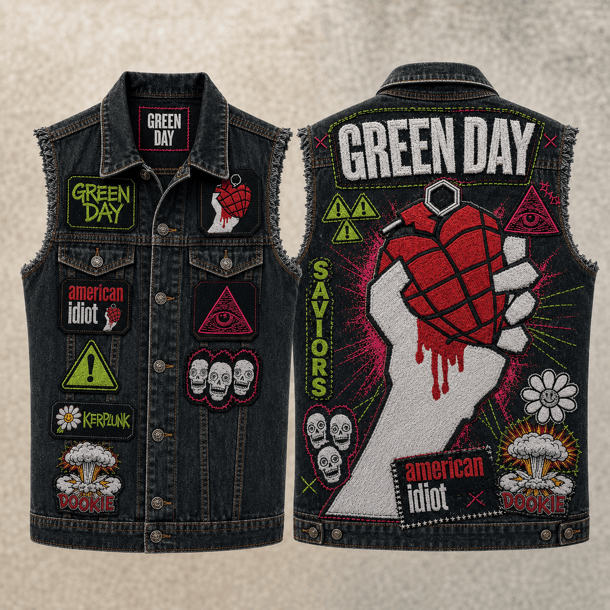 GRD PREMIUM DENIM VEST NVH
