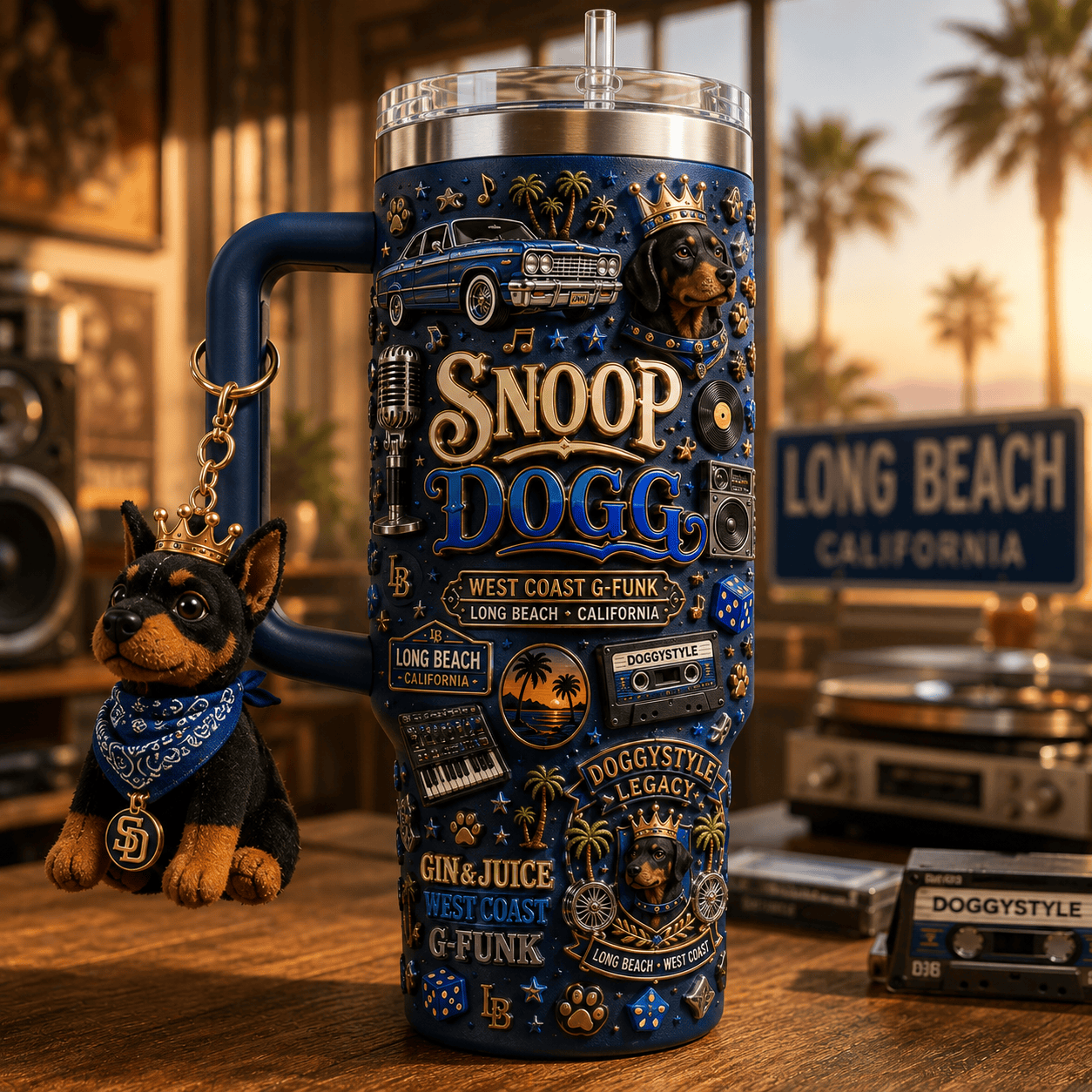 SND 40oz Tumbler With Handle DNBN